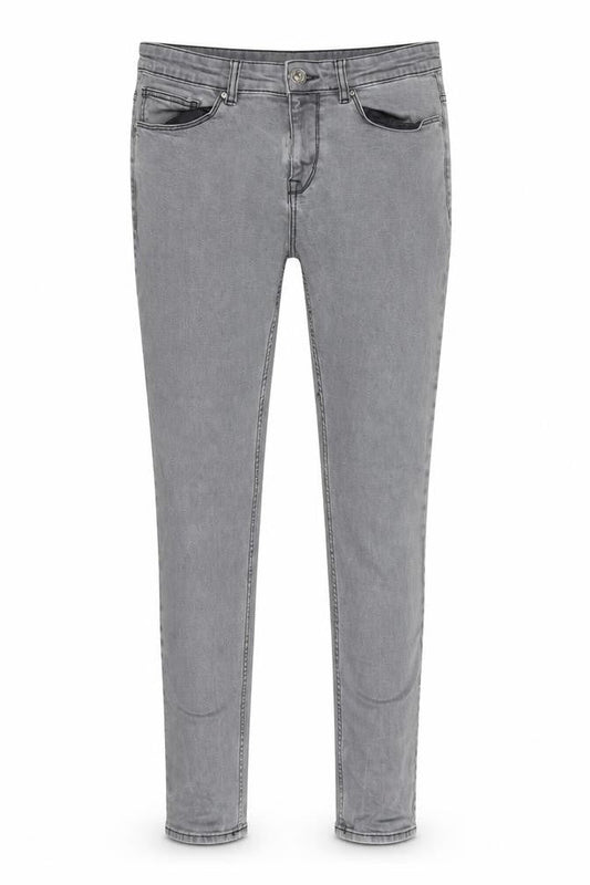 Womens UK Size 34 in New Look Regular Fit Straight Grey Jeans