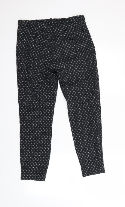 Womens UK Size 6 H&M Regular Fit Dress Pants Black Trousers