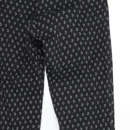 Womens UK Size 6 H&M Regular Fit Dress Pants Black Trousers