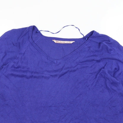 SHCollection Womens Purple   Pullover Sweatshirt Size XS
