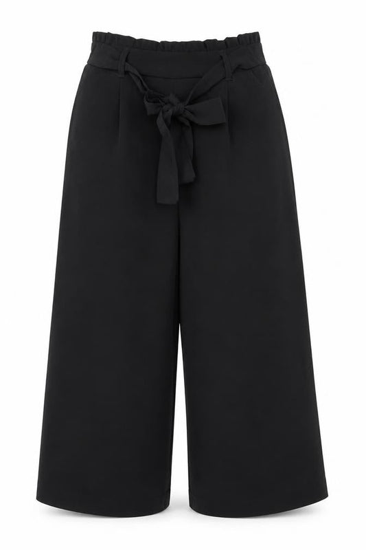 Womens UK Size 8 New Look Regular Fit Dress Pants Black Trousers