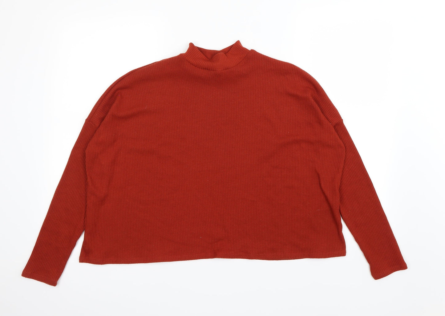 Divided Womens Brown   Pullover Sweatshirt Size S