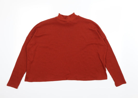 Divided Womens Brown   Pullover Sweatshirt Size S