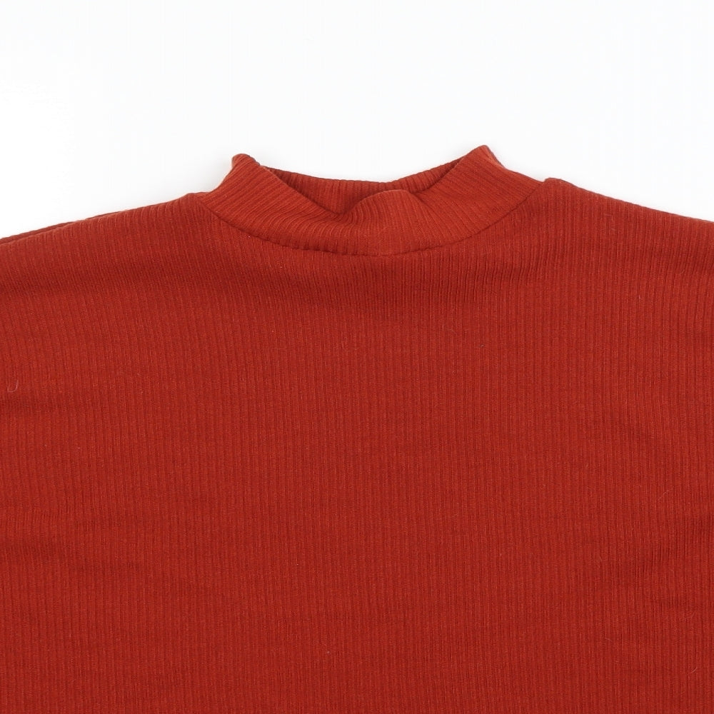 Divided Womens Brown   Pullover Sweatshirt Size S