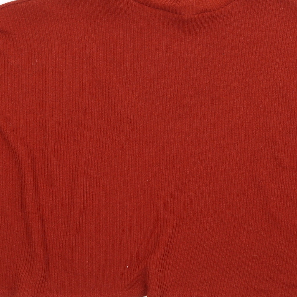 Divided Womens Brown   Pullover Sweatshirt Size S