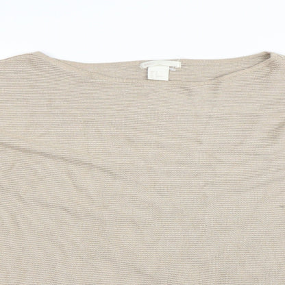 Basic Womens Beige   Pullover Jumper Size M