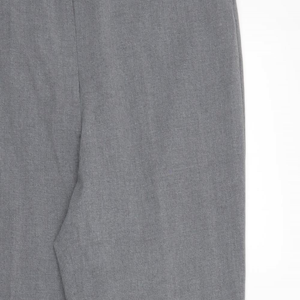 Extra Elegance Womens Grey   Dress Pants Trousers Size 20 L30 in