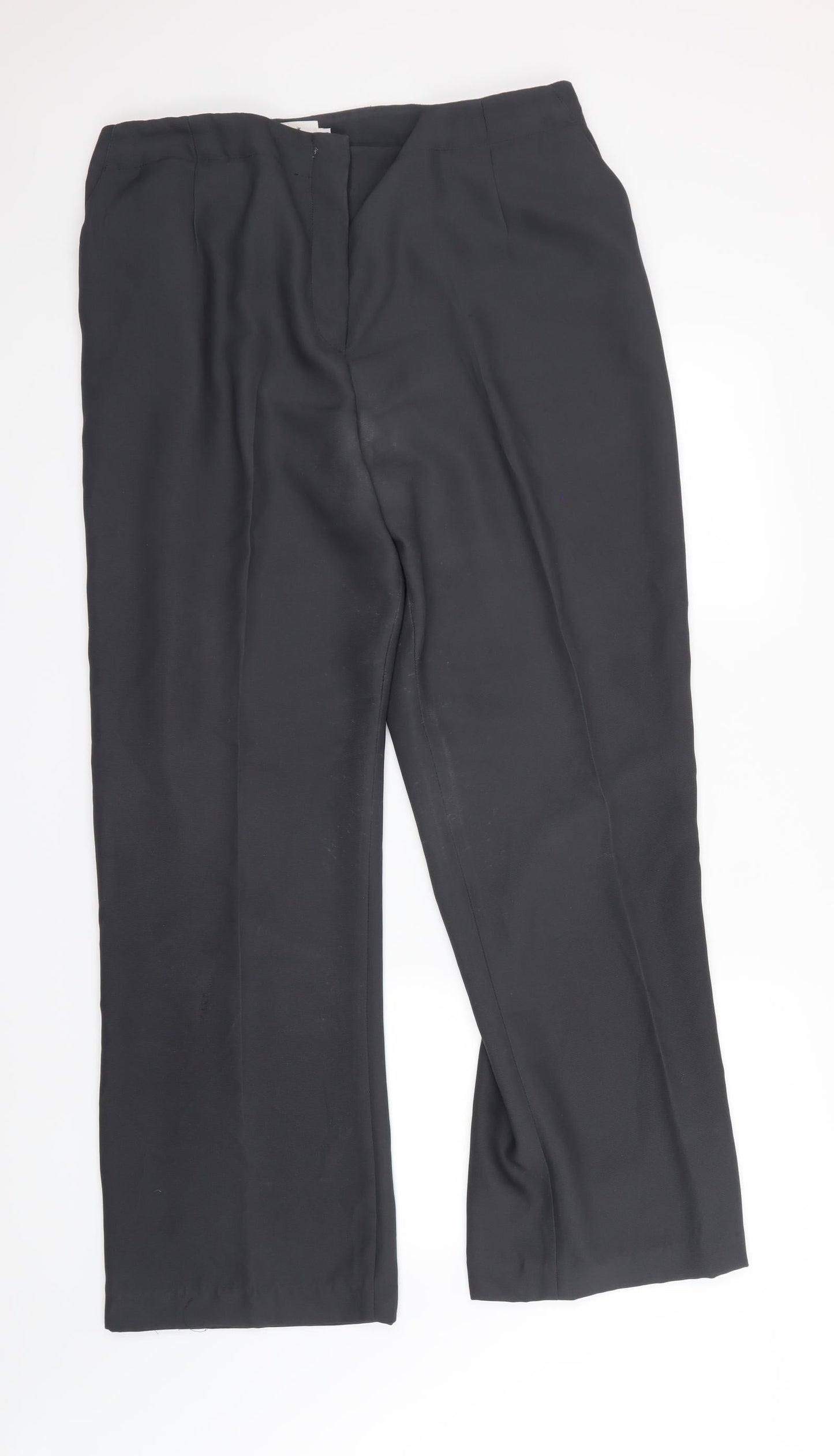 Womens UK Size 20 Klass Collection Regular Fit Dress Pants Grey Trousers