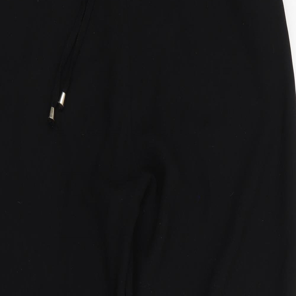 Womens UK Size 18 BHS Regular Fit Dress Pants Black Trousers