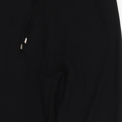 Womens UK Size 18 BHS Regular Fit Dress Pants Black Trousers