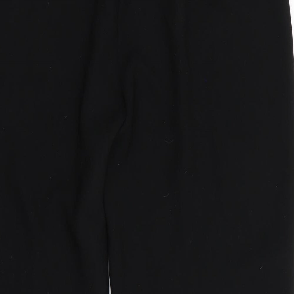 Womens UK Size 18 BHS Regular Fit Dress Pants Black Trousers