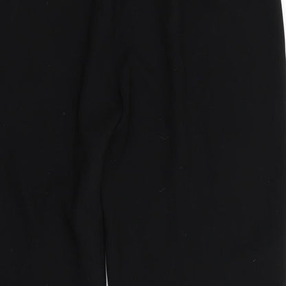 Womens UK Size 18 BHS Regular Fit Dress Pants Black Trousers