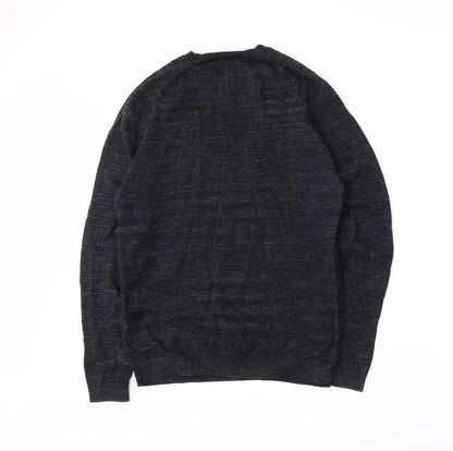 Next Womens Grey  Knit Pullover Jumper Size S