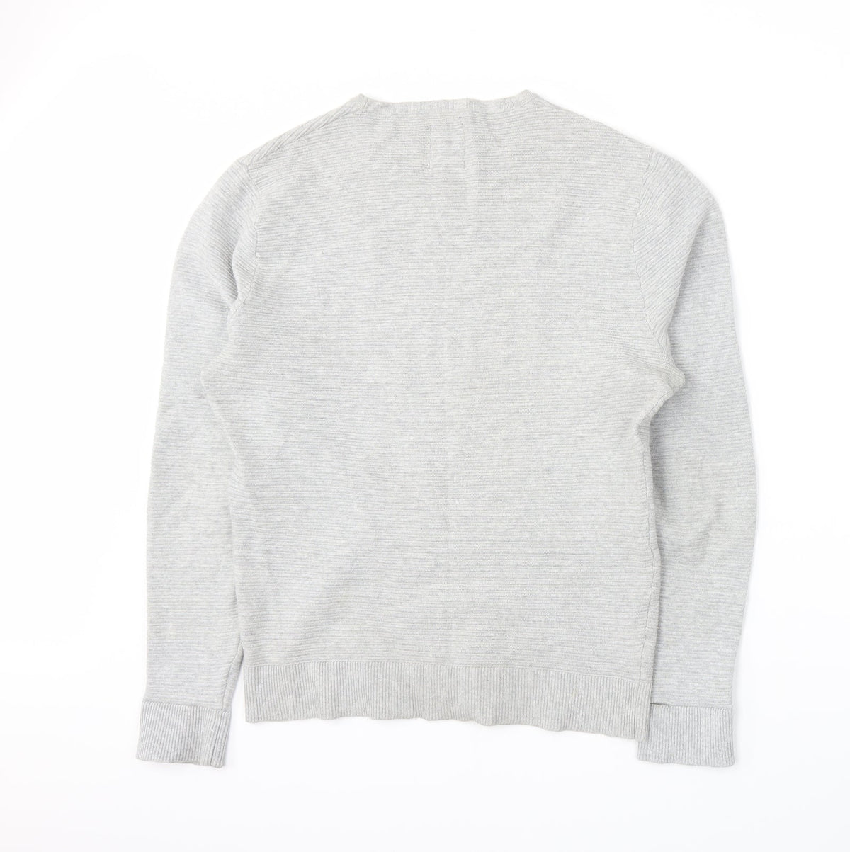 yd. Mens Grey  Knit Pullover Jumper Size L