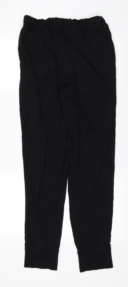 Womens UK Size M Marks and Spencer Regular Fit  Black Trousers