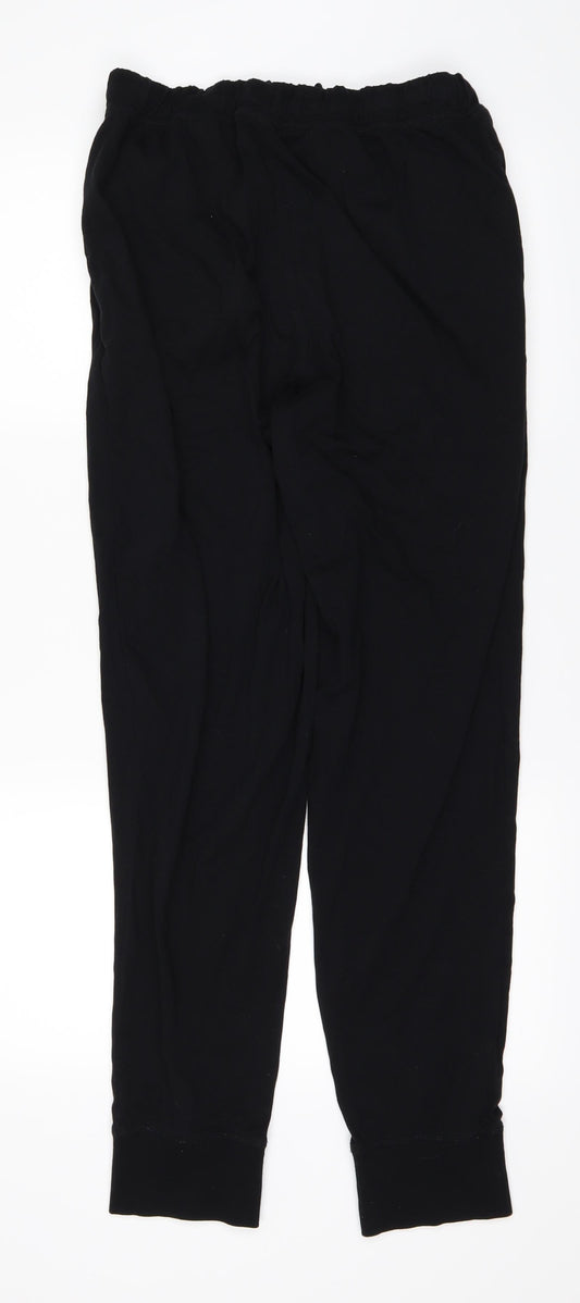 Womens UK Size M Marks and Spencer Regular Fit  Black Trousers