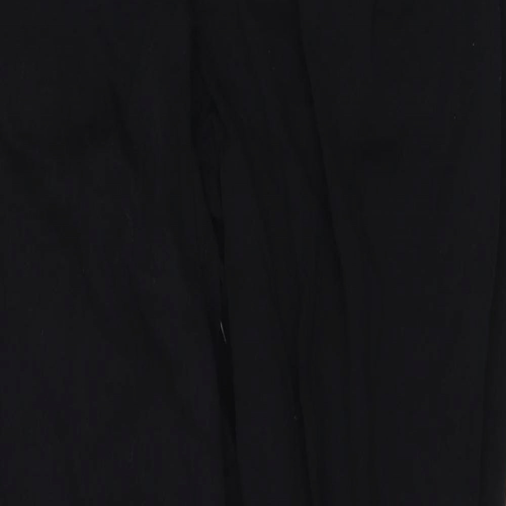 Womens UK Size M Marks and Spencer Regular Fit  Black Trousers
