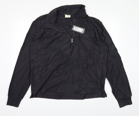 Marks and Spencer Mens Black   Pullover Jumper Size L