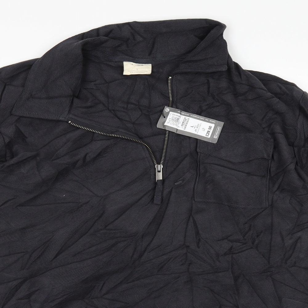 Marks and Spencer Mens Black   Pullover Jumper Size L