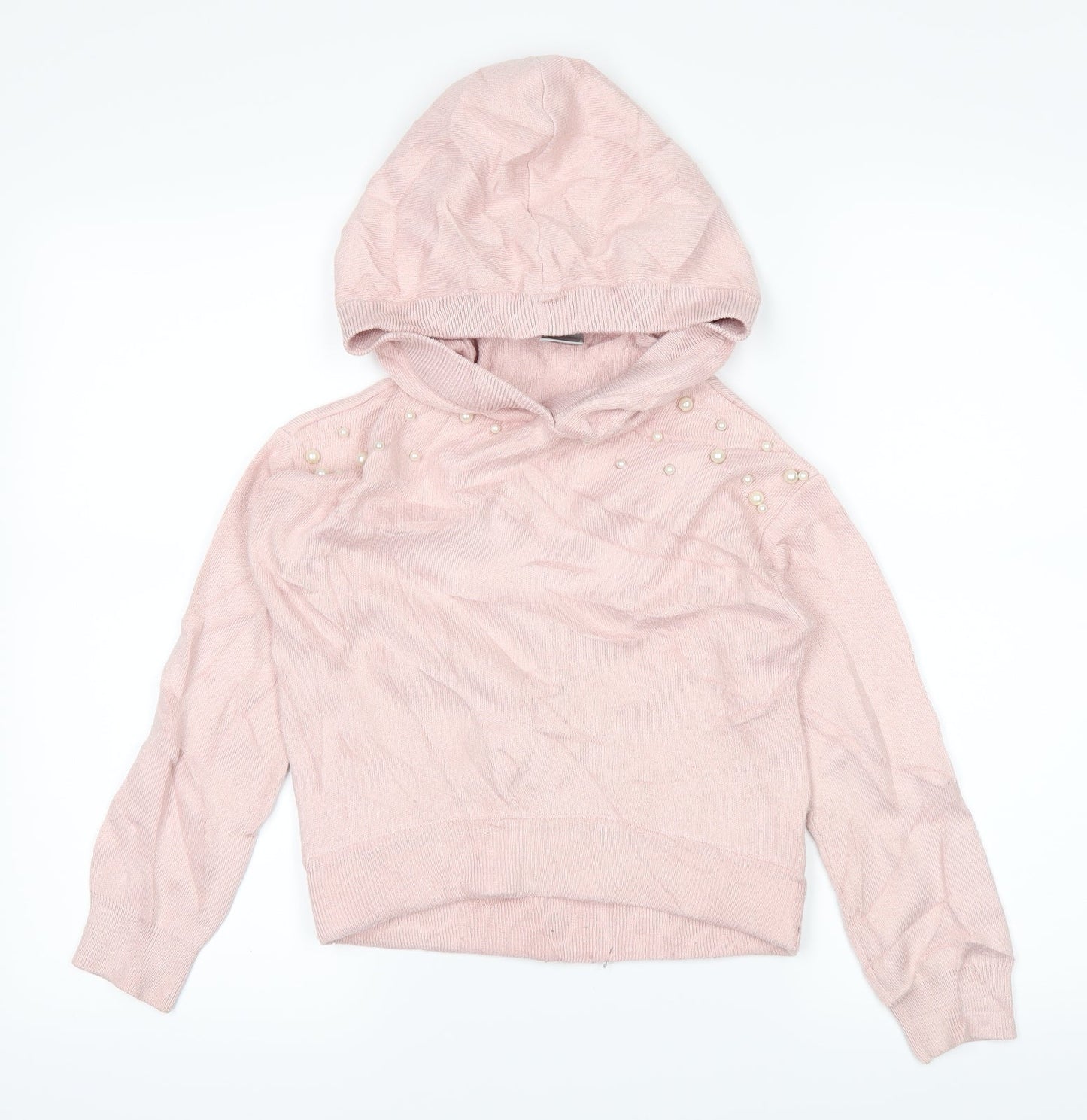 Tahari Girls Pink   Pullover Hoodie Size 7-8 Years