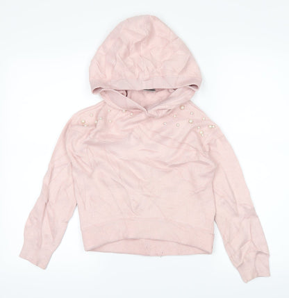 Tahari Girls Pink   Pullover Hoodie Size 7-8 Years