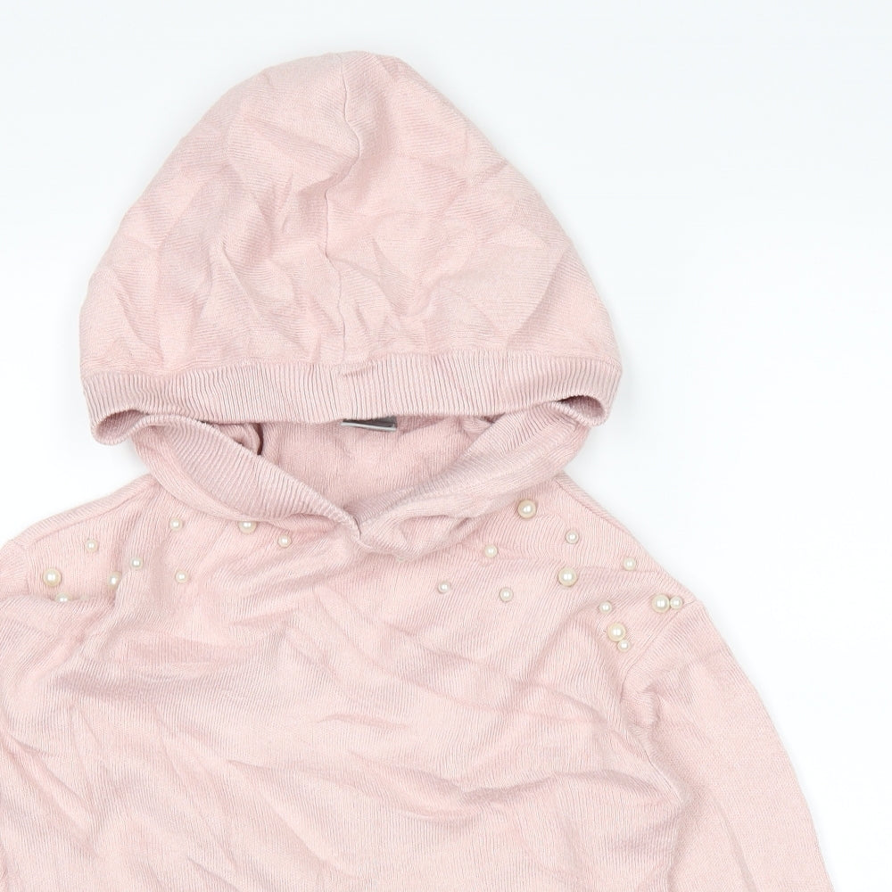 Tahari Girls Pink   Pullover Hoodie Size 7-8 Years