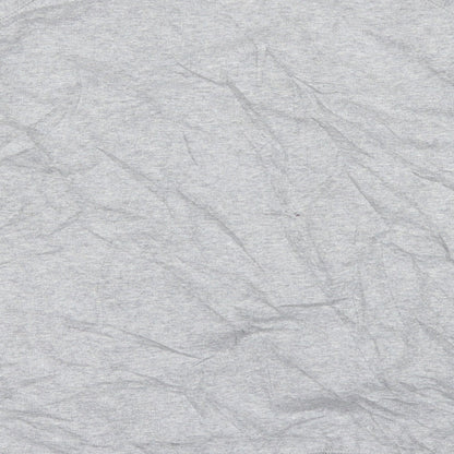 Organic Cotton Womens Grey   Pullover Jumper Size S  - Girl Power