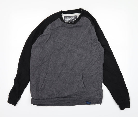 Pull&Bear Mens Grey   Pullover Jumper Size M