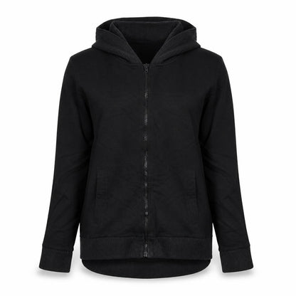 H&M Womens Black   Full Zip Jumper Size M