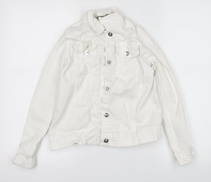 Ilovegirlswear Girls White   Jacket  Size 11 Years
