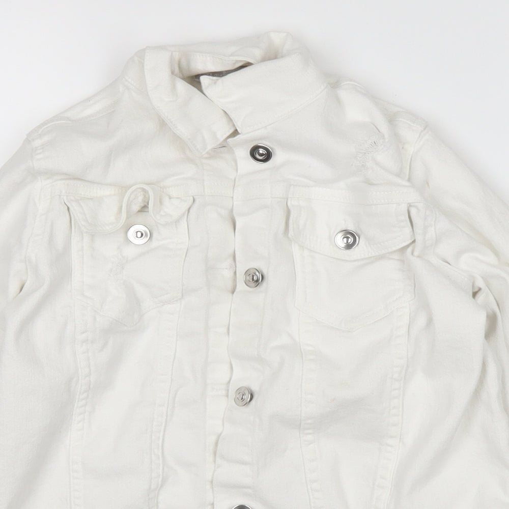 Ilovegirlswear Girls White   Jacket  Size 11 Years
