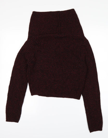 E-vie Womens Red   Cardigan Jumper Size 10