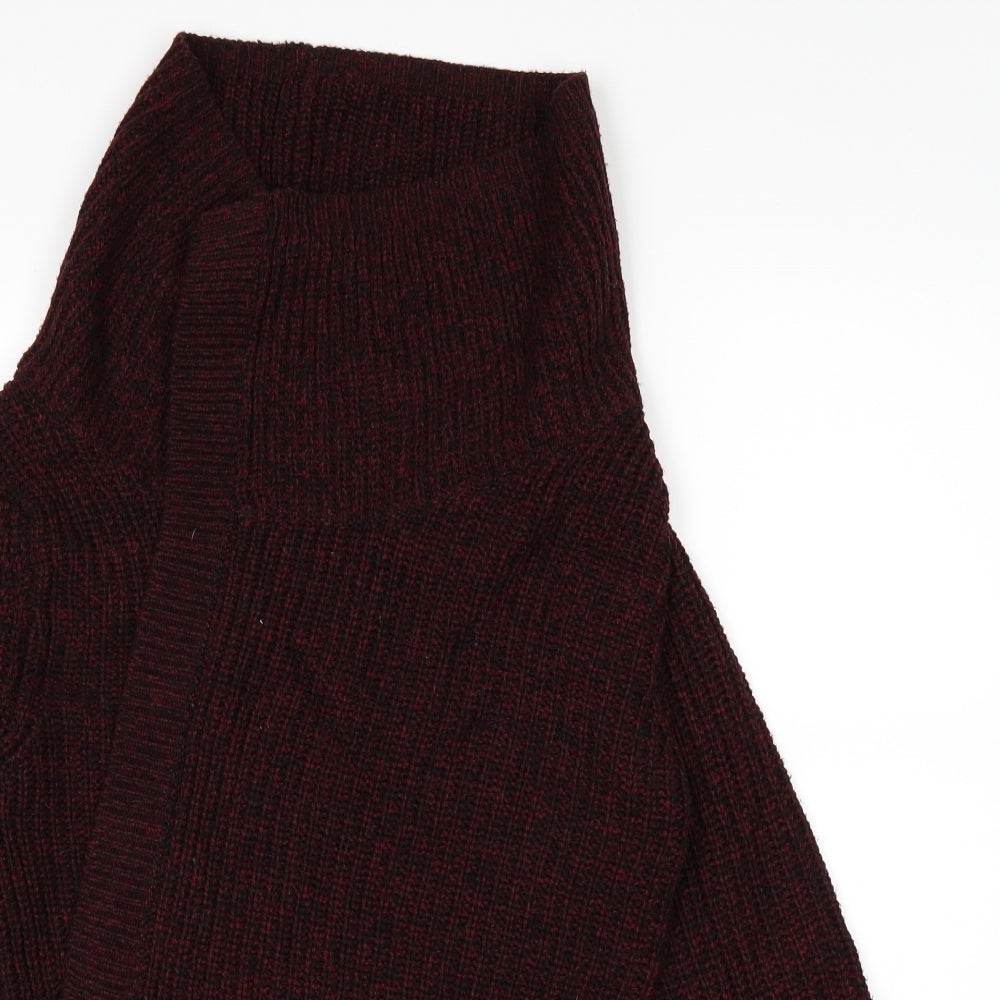 E-vie Womens Red   Cardigan Jumper Size 10