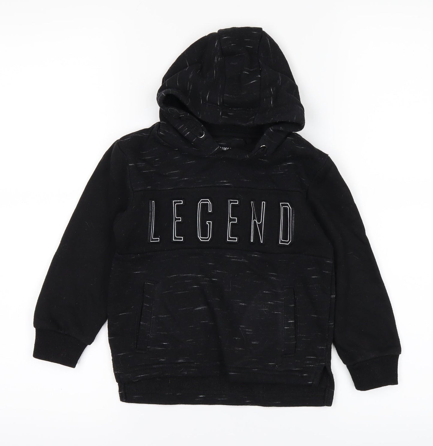Primark Boys Black   Pullover Hoodie Size 2-3 Years
