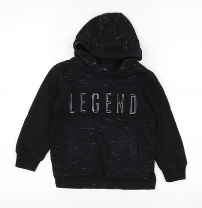 Primark Boys Black   Pullover Hoodie Size 2-3 Years