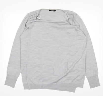 George Womens Grey   Cardigan Jumper Size 14