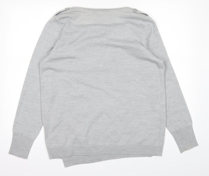 George Womens Grey   Cardigan Jumper Size 14
