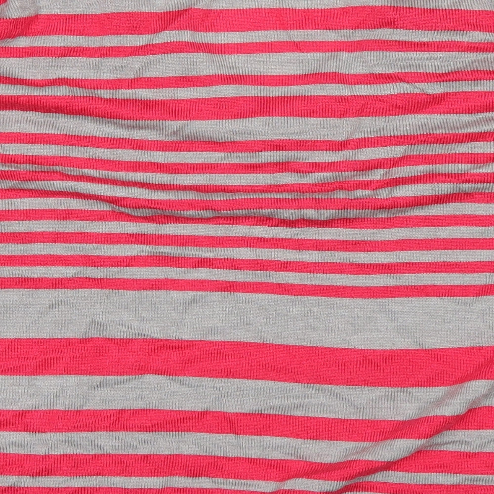 Womens UK Size L BM Red Basic T-Shirt