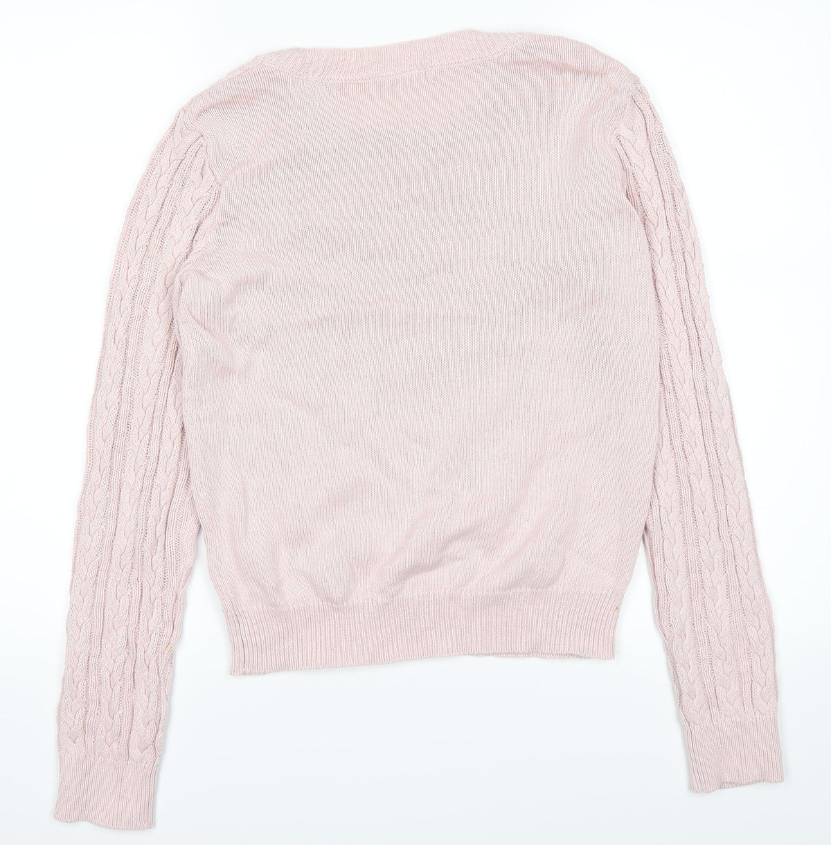 H&M Womens Pink   Pullover Jumper Size S