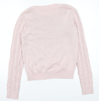 H&M Womens Pink   Pullover Jumper Size S