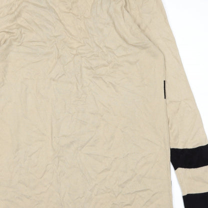 //text Womens Brown   Cardigan Jumper Size M