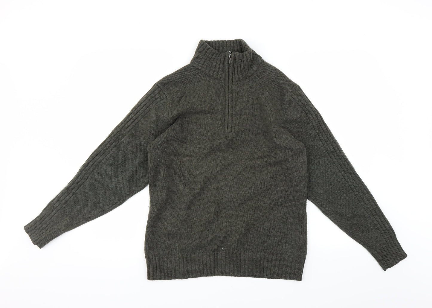 Avenue Mens Green   Pullover Jumper Size M