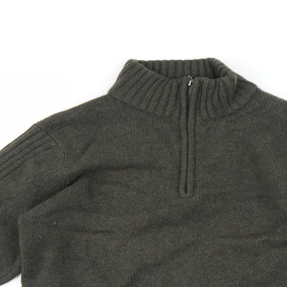 Avenue Mens Green   Pullover Jumper Size M