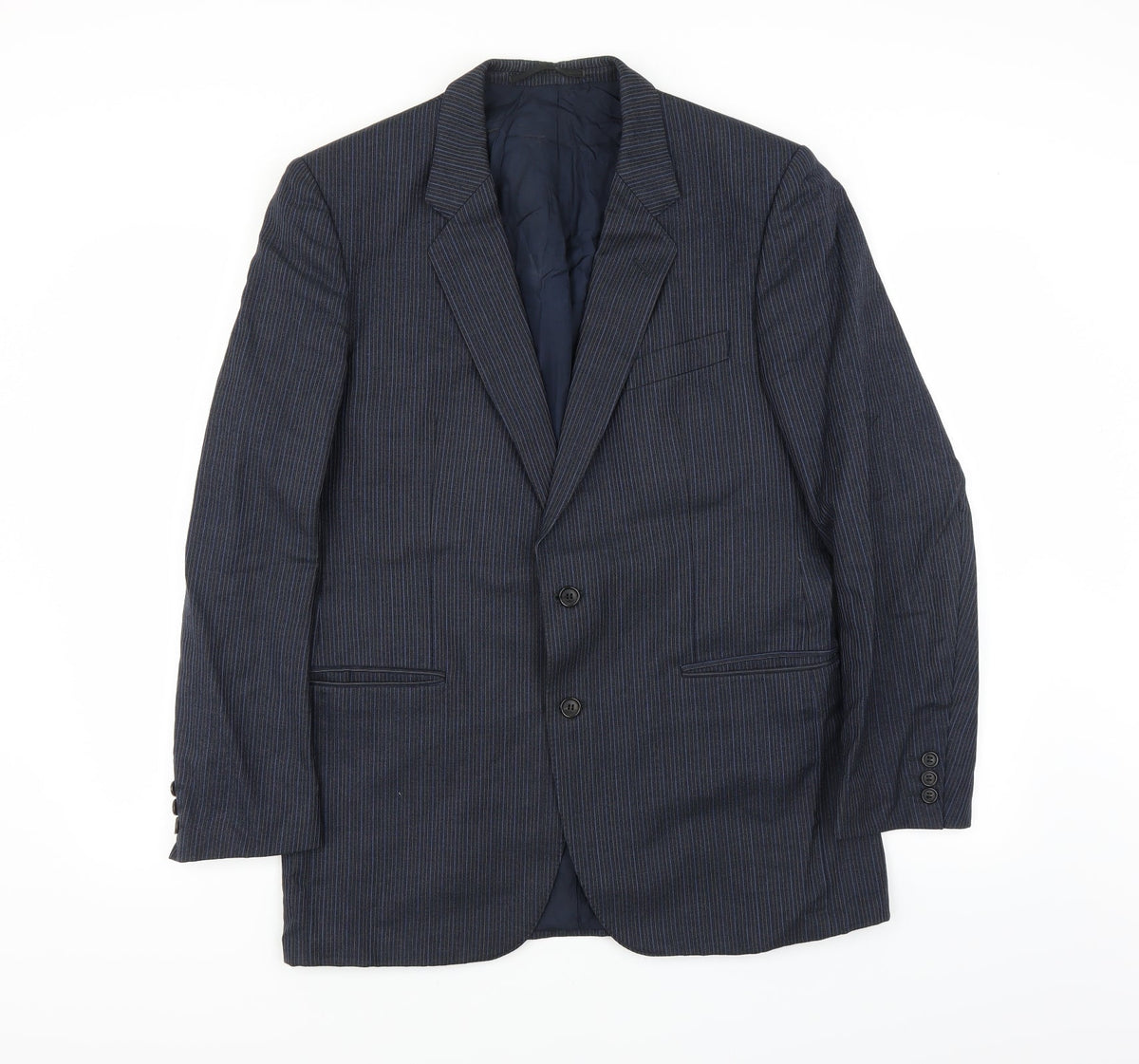 Sheltons Mens Blue   Jacket Suit Jacket Size 38