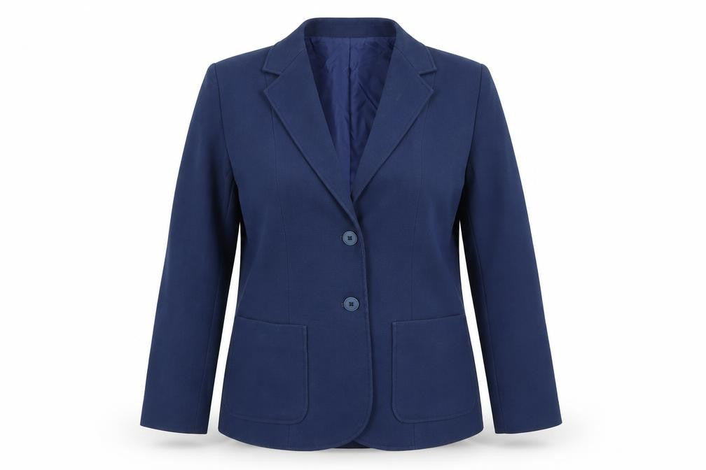 Womens UK Size 14 Preworn Regular Blue Suit Jacket