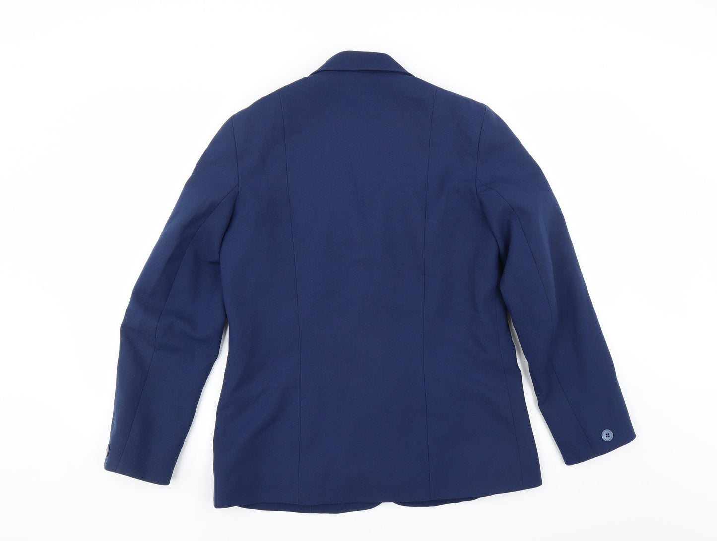 Womens UK Size 14 Preworn Regular Blue Suit Jacket