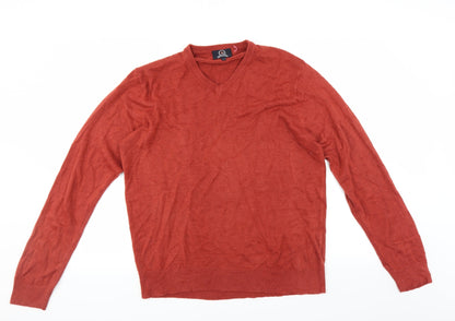 Hutson Harbour Mens Brown   Pullover Jumper Size L