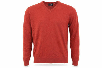 Mens UK Size L Hutson Harbour Brown Pullover Jumper