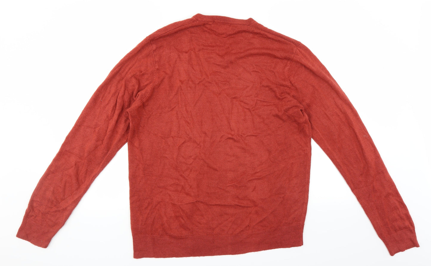 Hutson Harbour Mens Brown   Pullover Jumper Size L