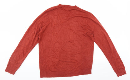 Hutson Harbour Mens Brown   Pullover Jumper Size L